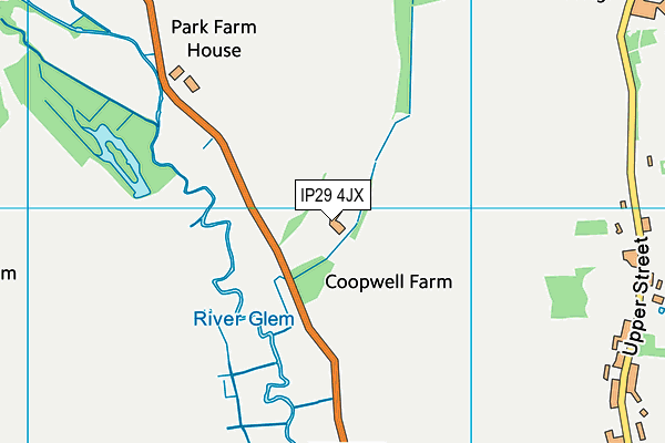 IP29 4JX map - OS VectorMap District (Ordnance Survey) IP29 4JX map - OS VectorMap District (Ordnance Survey)