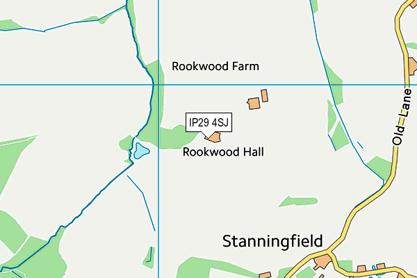IP29 4SJ map - OS VectorMap District (Ordnance Survey) IP29 4SJ map - OS VectorMap District (Ordnance Survey)
