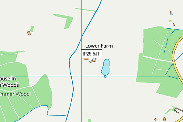 IP29 5JT map - OS VectorMap District (Ordnance Survey) IP29 5JT map - OS VectorMap District (Ordnance Survey)