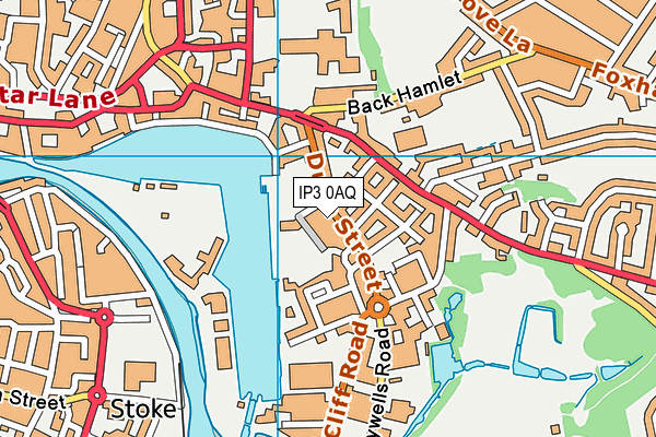 IP3 0AQ map - OS VectorMap District (Ordnance Survey) IP3 0AQ map - OS VectorMap District (Ordnance Survey)