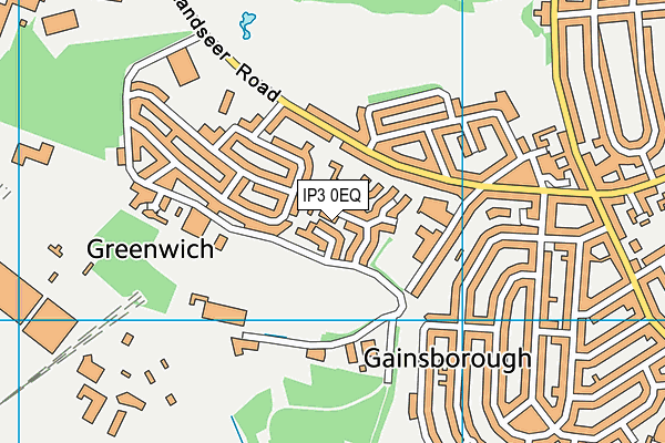 IP3 0EQ map - OS VectorMap District (Ordnance Survey) IP3 0EQ map - OS VectorMap District (Ordnance Survey)