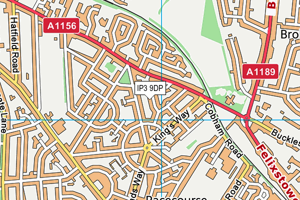 IP3 9DP map - OS VectorMap District (Ordnance Survey) IP3 9DP map - OS VectorMap District (Ordnance Survey)