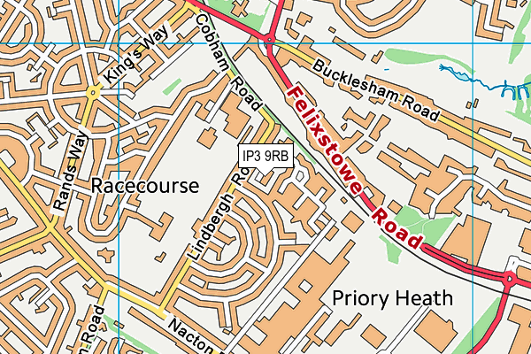 IP3 9RB map - OS VectorMap District (Ordnance Survey) IP3 9RB map - OS VectorMap District (Ordnance Survey)