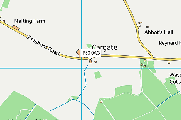 IP30 0AG map - OS VectorMap District (Ordnance Survey) IP30 0AG map - OS VectorMap District (Ordnance Survey)