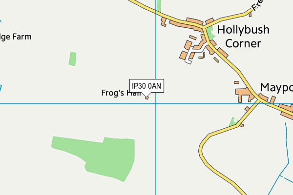 IP30 0AN map - OS VectorMap District (Ordnance Survey) IP30 0AN map - OS VectorMap District (Ordnance Survey)
