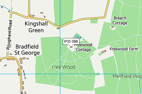 IP30 0BB map - OS VectorMap District (Ordnance Survey) IP30 0BB map - OS VectorMap District (Ordnance Survey)
