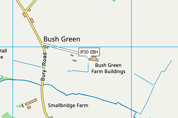 IP30 0BH map - OS VectorMap District (Ordnance Survey) IP30 0BH map - OS VectorMap District (Ordnance Survey)