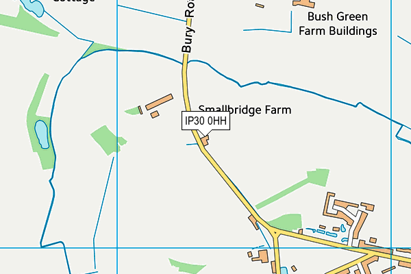IP30 0HH map - OS VectorMap District (Ordnance Survey) IP30 0HH map - OS VectorMap District (Ordnance Survey)