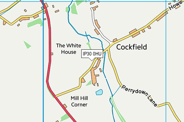 IP30 0HU map - OS VectorMap District (Ordnance Survey) IP30 0HU map - OS VectorMap District (Ordnance Survey)