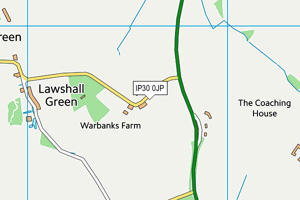 IP30 0JP map - OS VectorMap District (Ordnance Survey) IP30 0JP map - OS VectorMap District (Ordnance Survey)