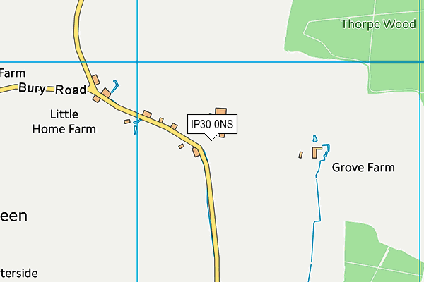 IP30 0NS map - OS VectorMap District (Ordnance Survey) IP30 0NS map - OS VectorMap District (Ordnance Survey)