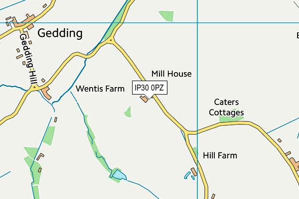 IP30 0PZ map - OS VectorMap District (Ordnance Survey) IP30 0PZ map - OS VectorMap District (Ordnance Survey)