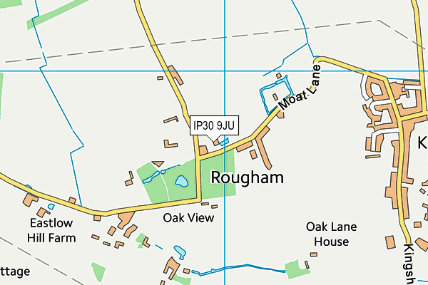 IP30 9JU map - OS VectorMap District (Ordnance Survey) IP30 9JU map - OS VectorMap District (Ordnance Survey)