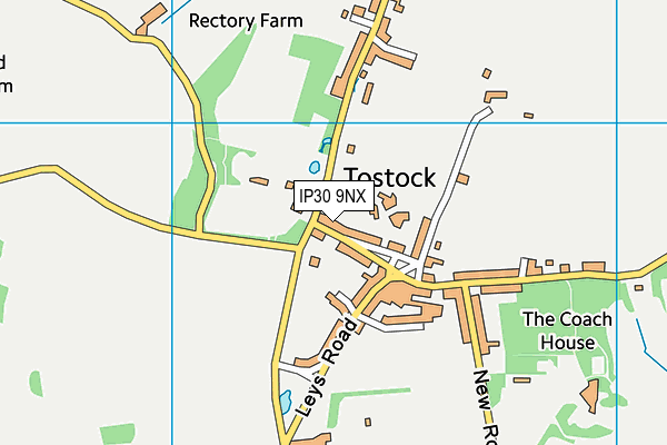 IP30 9NX map - OS VectorMap District (Ordnance Survey) IP30 9NX map - OS VectorMap District (Ordnance Survey)