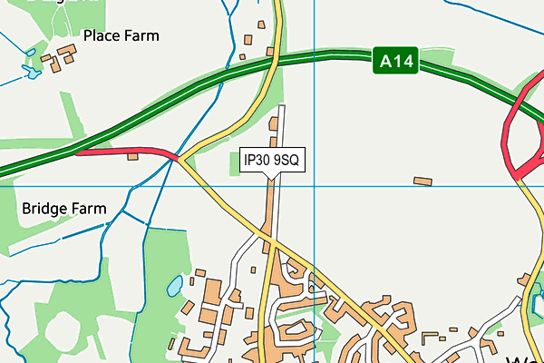 IP30 9SQ map - OS VectorMap District (Ordnance Survey) IP30 9SQ map - OS VectorMap District (Ordnance Survey)