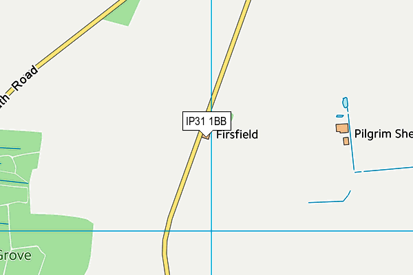 IP31 1BB map - OS VectorMap District (Ordnance Survey) IP31 1BB map - OS VectorMap District (Ordnance Survey)