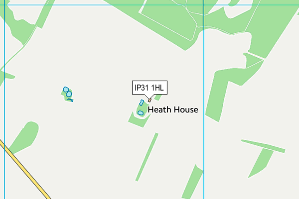 IP31 1HL map - OS VectorMap District (Ordnance Survey) IP31 1HL map - OS VectorMap District (Ordnance Survey)