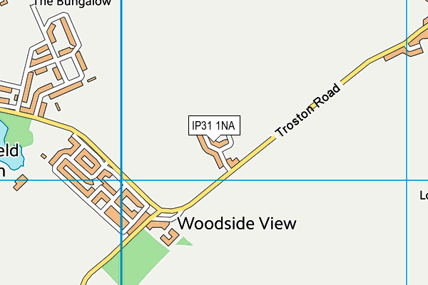 IP31 1NA map - OS VectorMap District (Ordnance Survey) IP31 1NA map - OS VectorMap District (Ordnance Survey)