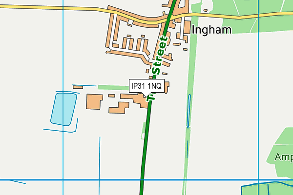 IP31 1NQ map - OS VectorMap District (Ordnance Survey) IP31 1NQ map - OS VectorMap District (Ordnance Survey)