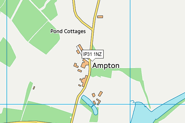 IP31 1NZ map - OS VectorMap District (Ordnance Survey) IP31 1NZ map - OS VectorMap District (Ordnance Survey)