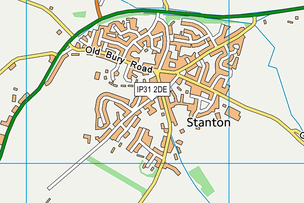 IP31 2DE map - OS VectorMap District (Ordnance Survey) IP31 2DE map - OS VectorMap District (Ordnance Survey)