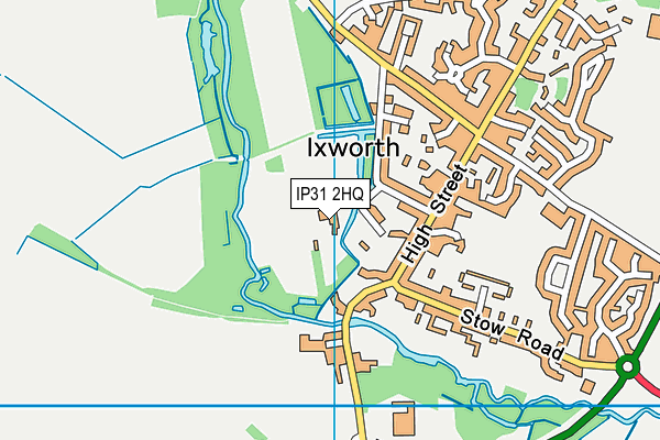 IP31 2HQ map - OS VectorMap District (Ordnance Survey) IP31 2HQ map - OS VectorMap District (Ordnance Survey)