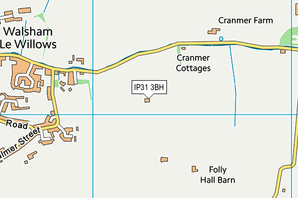 IP31 3BH map - OS VectorMap District (Ordnance Survey) IP31 3BH map - OS VectorMap District (Ordnance Survey)