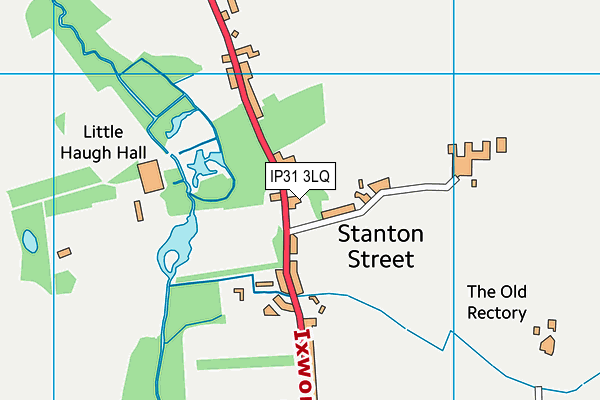 IP31 3LQ map - OS VectorMap District (Ordnance Survey) IP31 3LQ map - OS VectorMap District (Ordnance Survey)