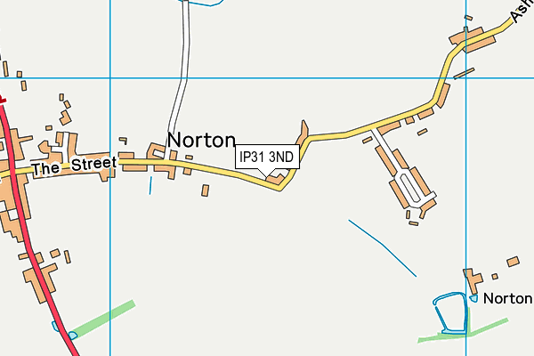 IP31 3ND map - OS VectorMap District (Ordnance Survey) IP31 3ND map - OS VectorMap District (Ordnance Survey)