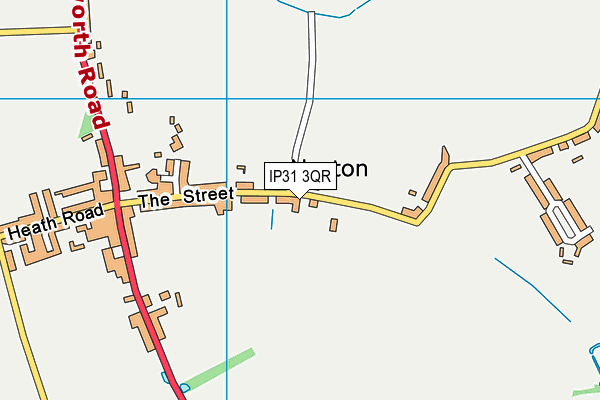 IP31 3QR map - OS VectorMap District (Ordnance Survey) IP31 3QR map - OS VectorMap District (Ordnance Survey)