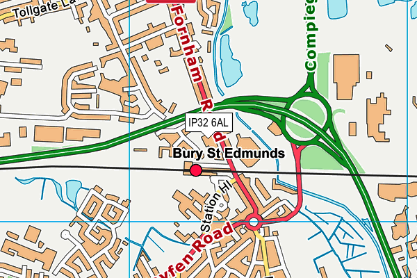 IP32 6AL map - OS VectorMap District (Ordnance Survey) IP32 6AL map - OS VectorMap District (Ordnance Survey)