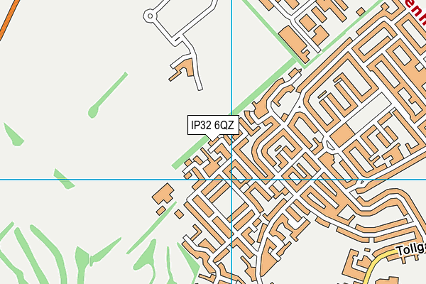 IP32 6QZ map - OS VectorMap District (Ordnance Survey) IP32 6QZ map - OS VectorMap District (Ordnance Survey)