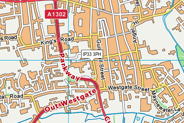 IP33 3PH map - OS VectorMap District (Ordnance Survey) IP33 3PH map - OS VectorMap District (Ordnance Survey)