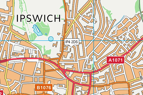 IP4 2DS map - OS VectorMap District (Ordnance Survey) IP4 2DS map - OS VectorMap District (Ordnance Survey)