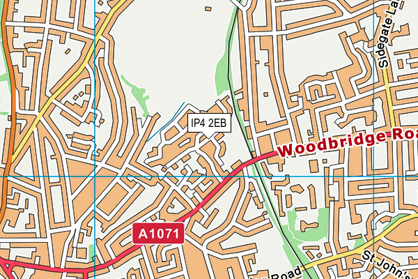IP4 2EB map - OS VectorMap District (Ordnance Survey) IP4 2EB map - OS VectorMap District (Ordnance Survey)