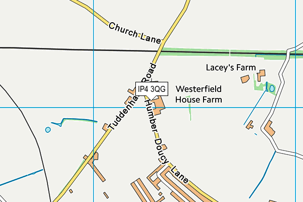IP4 3QG map - OS VectorMap District (Ordnance Survey) IP4 3QG map - OS VectorMap District (Ordnance Survey)