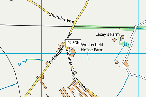 IP4 3QN map - OS VectorMap District (Ordnance Survey) IP4 3QN map - OS VectorMap District (Ordnance Survey)