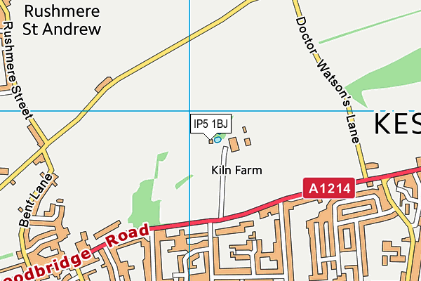 IP5 1BJ map - OS VectorMap District (Ordnance Survey) IP5 1BJ map - OS VectorMap District (Ordnance Survey)