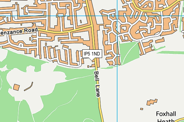 IP5 1ND map - OS VectorMap District (Ordnance Survey) IP5 1ND map - OS VectorMap District (Ordnance Survey)