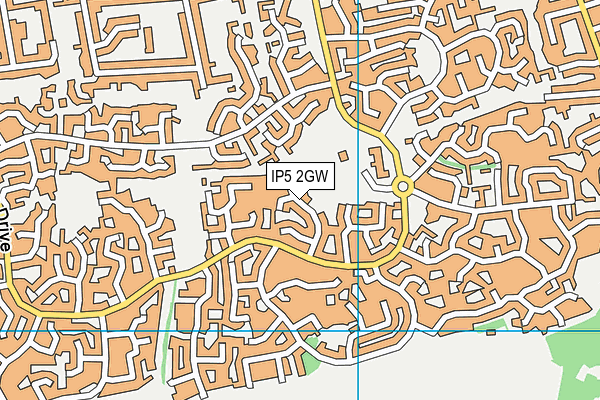 IP5 2GW map - OS VectorMap District (Ordnance Survey) IP5 2GW map - OS VectorMap District (Ordnance Survey)