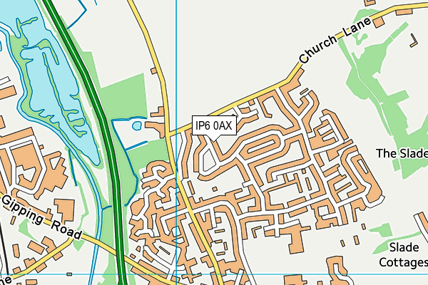 IP6 0AX map - OS VectorMap District (Ordnance Survey) IP6 0AX map - OS VectorMap District (Ordnance Survey)