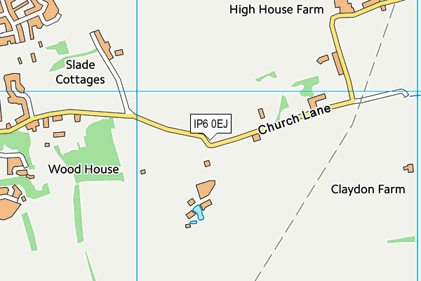IP6 0EJ map - OS VectorMap District (Ordnance Survey) IP6 0EJ map - OS VectorMap District (Ordnance Survey)