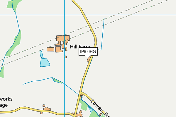 IP6 0HG map - OS VectorMap District (Ordnance Survey) IP6 0HG map - OS VectorMap District (Ordnance Survey)
