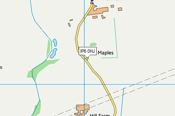 IP6 0HJ map - OS VectorMap District (Ordnance Survey) IP6 0HJ map - OS VectorMap District (Ordnance Survey)
