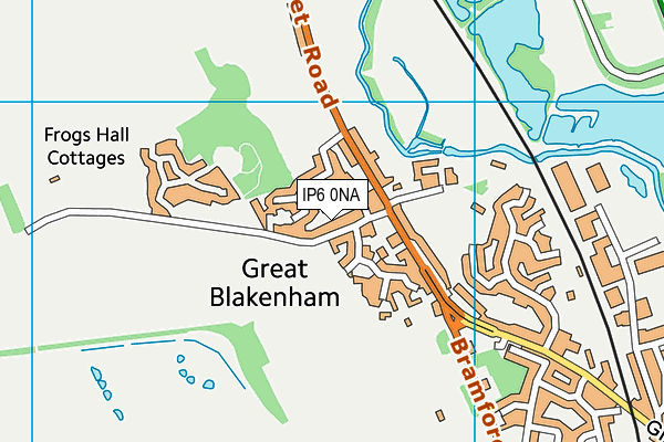 IP6 0NA map - OS VectorMap District (Ordnance Survey) IP6 0NA map - OS VectorMap District (Ordnance Survey)