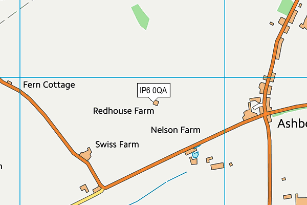 IP6 0QA map - OS VectorMap District (Ordnance Survey) IP6 0QA map - OS VectorMap District (Ordnance Survey)