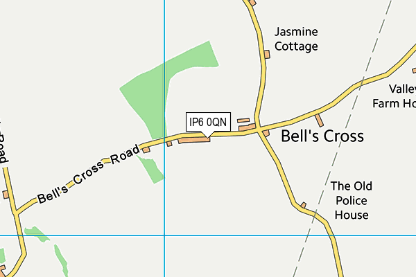 IP6 0QN map - OS VectorMap District (Ordnance Survey) IP6 0QN map - OS VectorMap District (Ordnance Survey)
