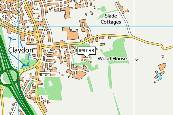 IP6 0RB map - OS VectorMap District (Ordnance Survey) IP6 0RB map - OS VectorMap District (Ordnance Survey)