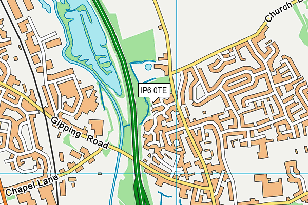 IP6 0TE map - OS VectorMap District (Ordnance Survey) IP6 0TE map - OS VectorMap District (Ordnance Survey)