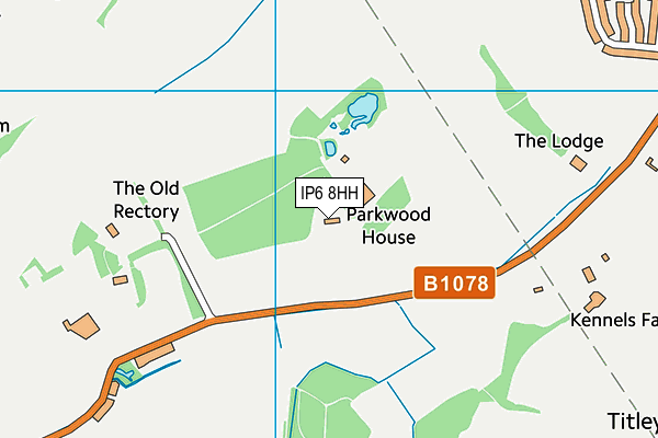 IP6 8HH map - OS VectorMap District (Ordnance Survey) IP6 8HH map - OS VectorMap District (Ordnance Survey)